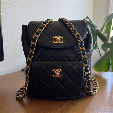 chanel black vintage classic|vintage chanel japan.